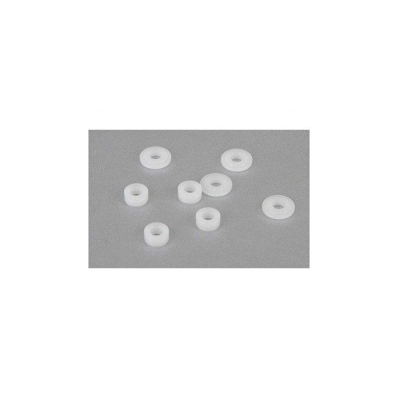 Shock Bushing Set 3.5mm, Machined (4): All 22