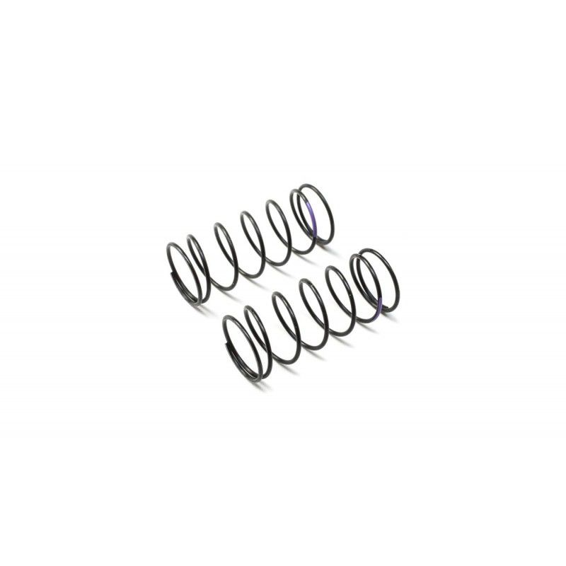 Lower Frequency Spring Purple Front Springs, Low Frequency, 12mm (2) by TLR – The Hobby ...