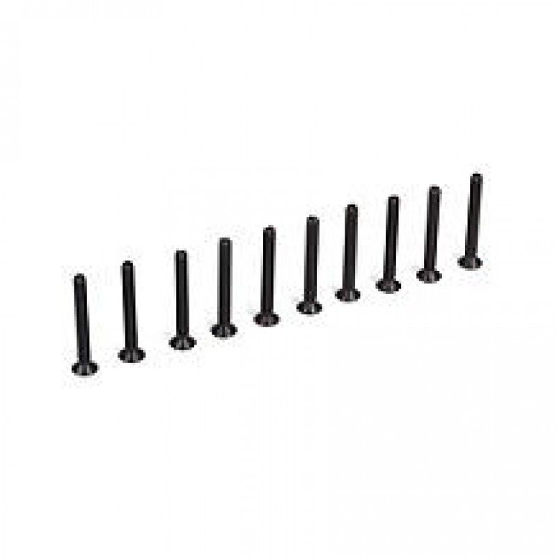 Flat Head Screws, M3 x 25mm (10)