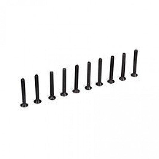Flat Head Screws, M3 x 25mm (10)