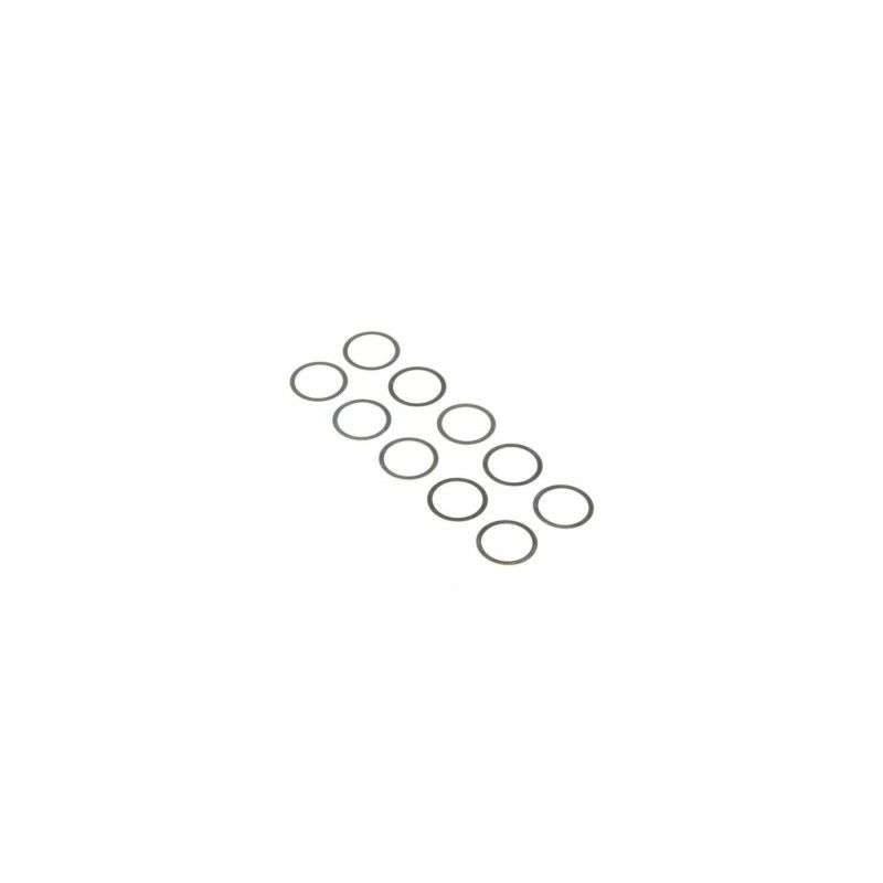 10 x 14mm Shims, 0.1 & 0.2mm (5ea.) 22X-4 Diff