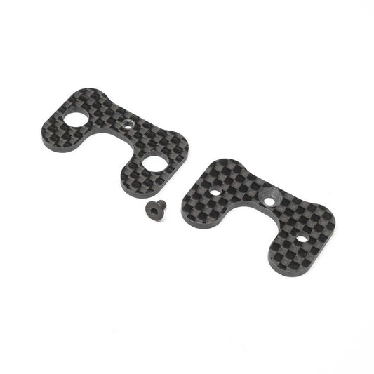 Carbon Wing Riser, 4mm: 22 5.0 and 22x-4 by TLR
