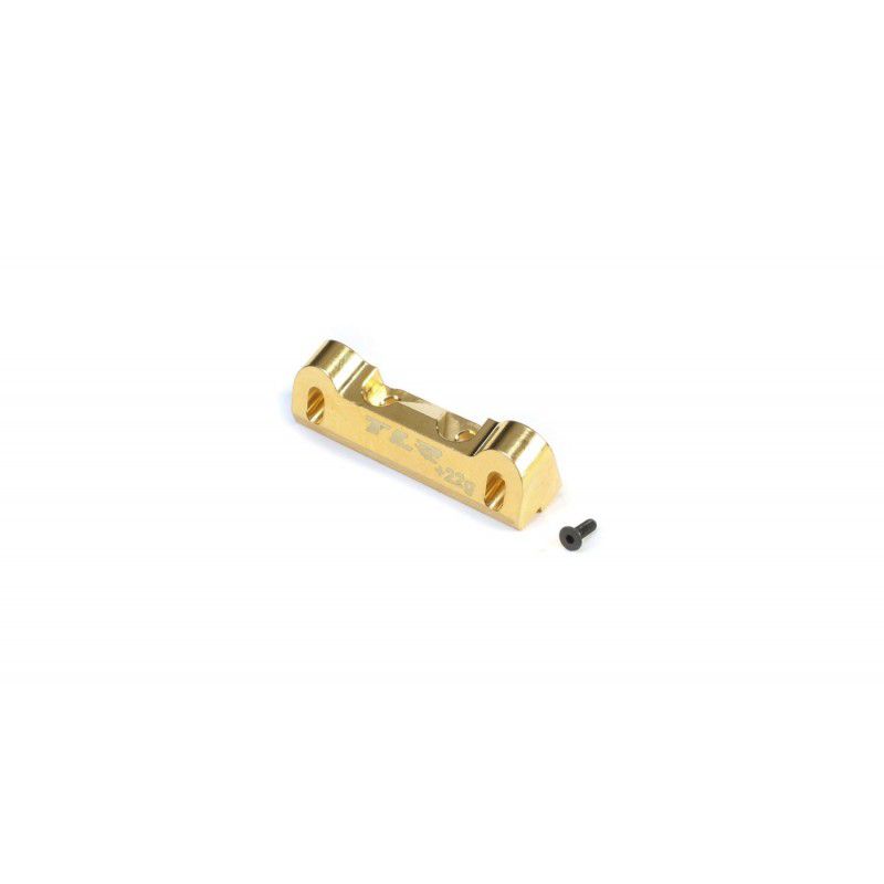 Brass Hinge Pin Brace, LRC +22g: 22 5.0 by TLR