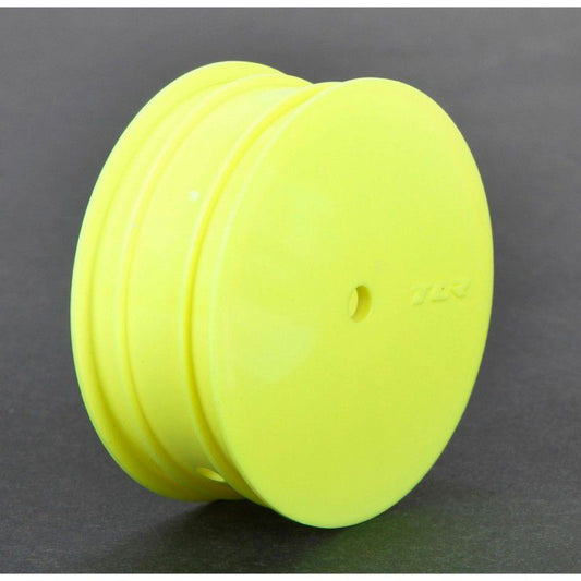Front Wheel, 12mm Hex, Yellow (2): 22 3.0, 4.0 & 5.0