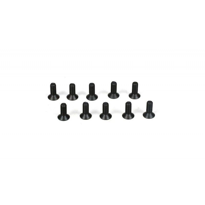 Flathead Screws, M3 x 8mm (10)