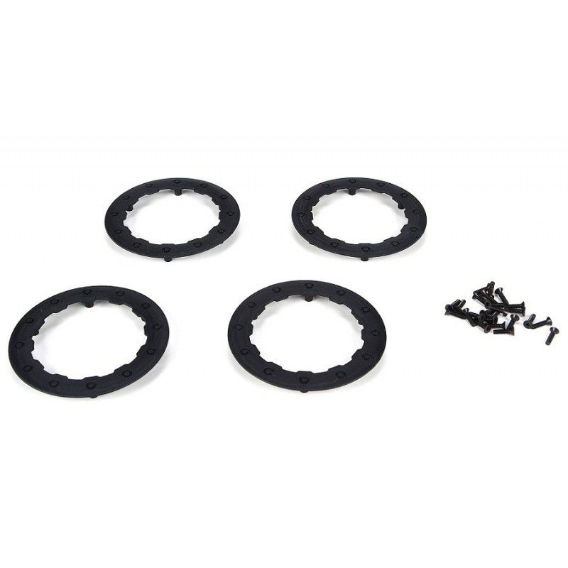 Beadlock Ring, Black w/ Screws (4): 22SCT