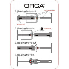 ORCA Brushless 540 Motor Bearing Puller & Installer