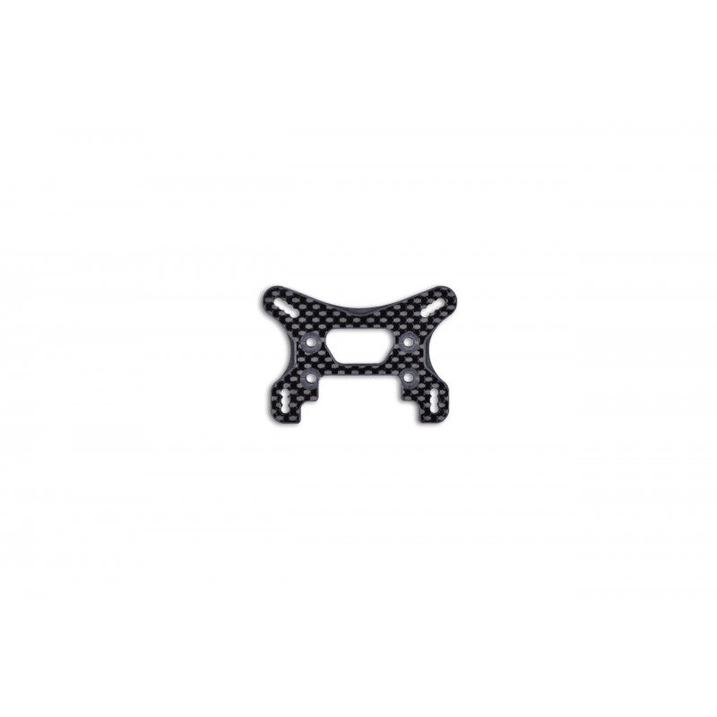 TLR 22X-4 Carbon Fiber -2mm Front Shock Tower w/ Plus One Camber Hole By Vision