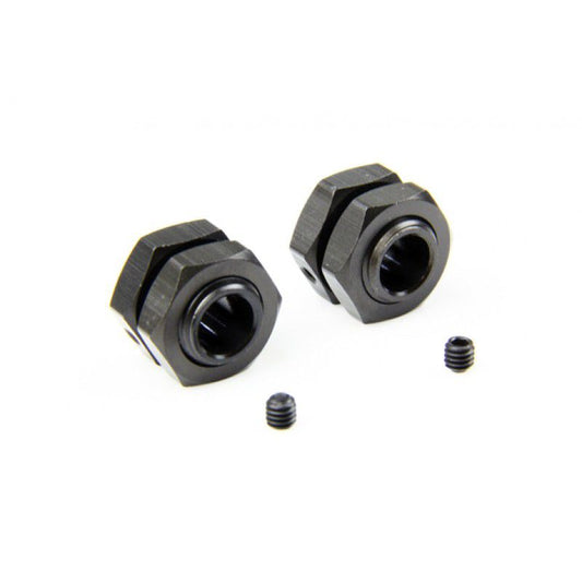 Alum. Wheel Hub & Nut Qty 2