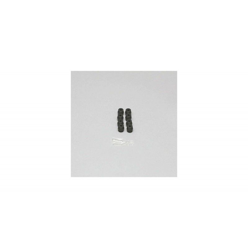 Rubber Dampers-8pcs & 4 Retaining Clips: CGO2-GB
