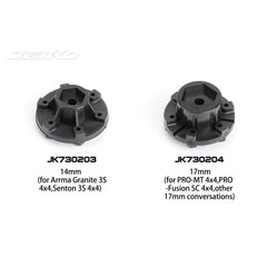 1/10 SC 2.2/3.0 EX-KING COBRA/Claw Rim/Black/Medium Soft/Glued by Jetko