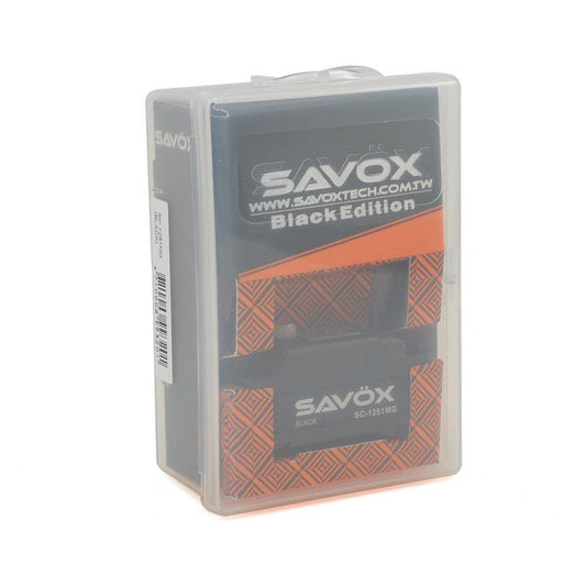 NEW BLACK Savox LOW Profile Coreless Digital Servo,9kg/cm, 0.09 sec, 6.0V 44.5g,