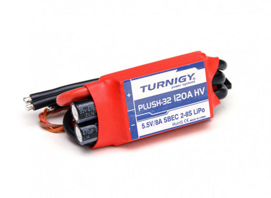 Turnigy Plush-32 120A (2~8S) HV Brushless Speed Controller w/BEC (Rev1.1.0)