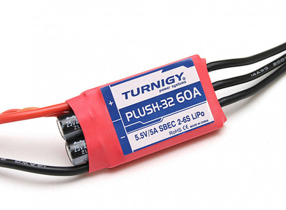 Turnigy Plush-32 60A (2~6S) Brushless Speed Controller w/BEC (Rev1.1.0)